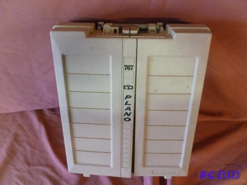lot 93 image: Large Plano 767 tackle box that is loaded up ...