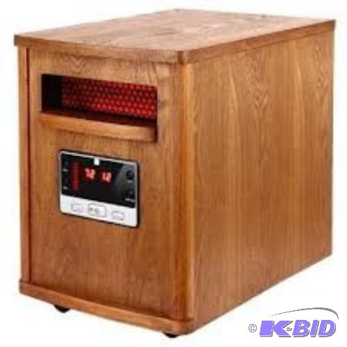 1500 Watt Infrared Cabinet Space Heater with Remote Control