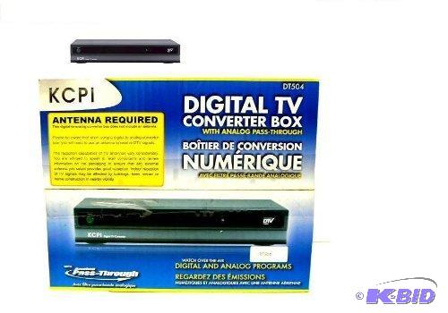 THE NEW KCPI DT504 Digital TV Converter Box  847216095044