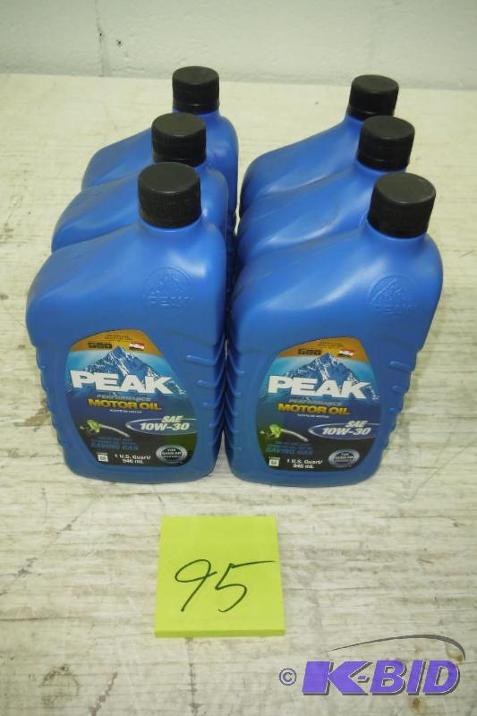 Lot of 6 quarts of oil 10w31