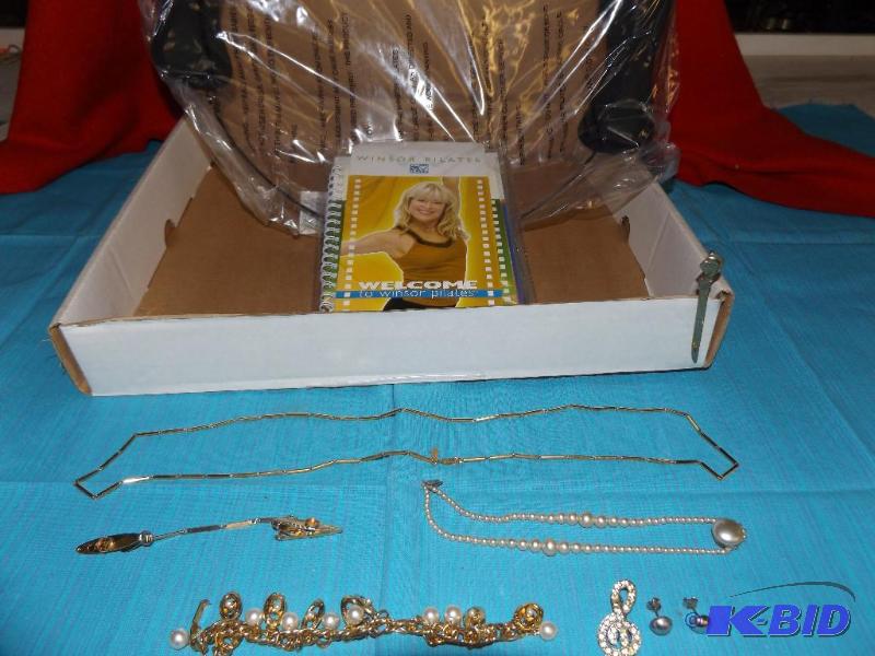 lot 2 image: Jewelry Lot, Winsor Pilates Set...
