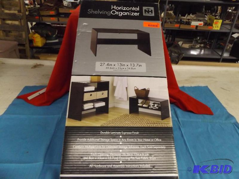 lot 48 image: Horizontal Shelving Organizer 27x13x13...