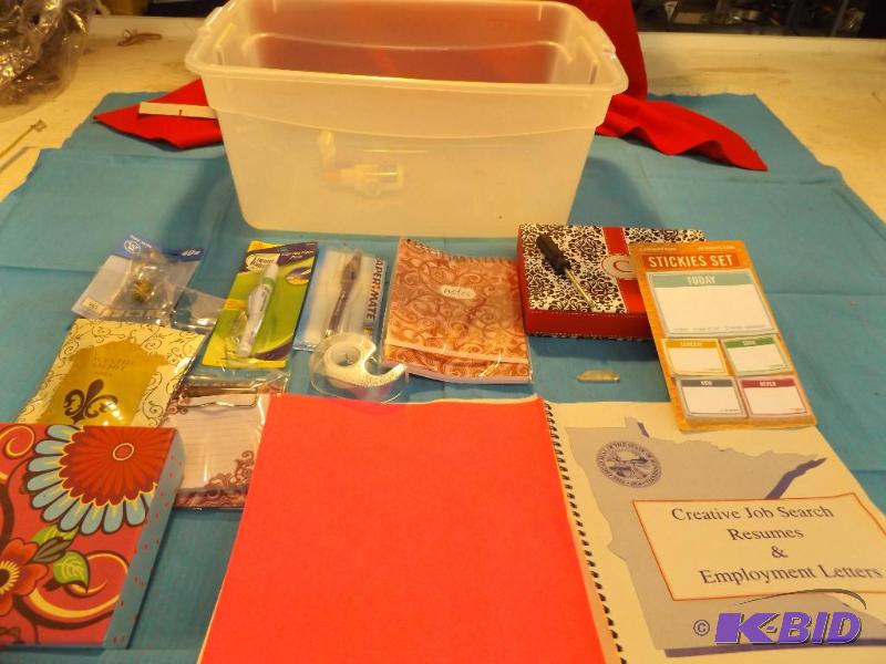 lot 75 image: misc office items  ...