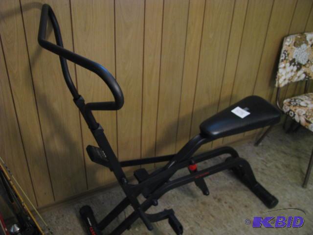 lot 108 image: seated exercise machine complete and works...
