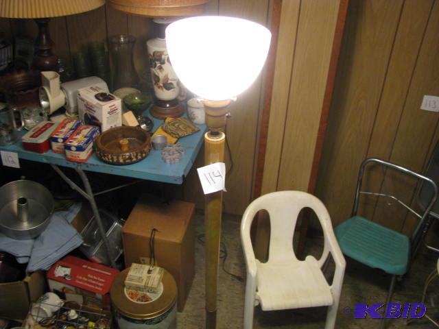 lot 114 image: vintage floor lamp good condition...