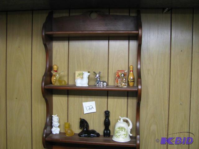 lot 122 image: wall shelf with contents all included see pho...