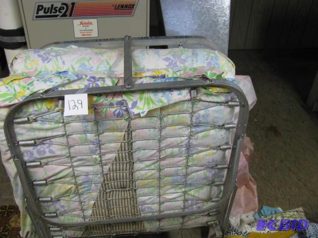 lot 129 image: king Koil&nbsproll away bed ...