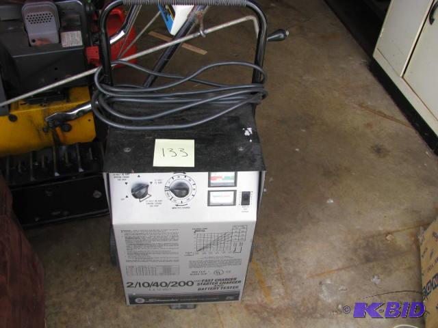 lot 133 image: 21040200 amp fast charger starter charger ...