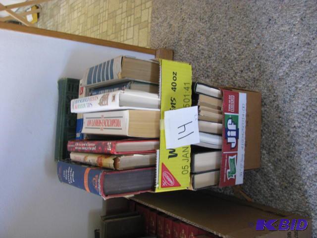 lot 14 image: Lot of vintage books (novels, general interes...