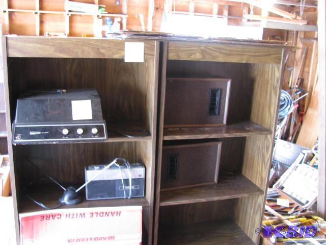 lot 140 image: Two cabinets shelving contents are not includ...