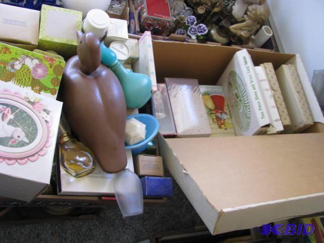 lot 20 image: Huge lot of home decor, Avon, bells, ceramic,...