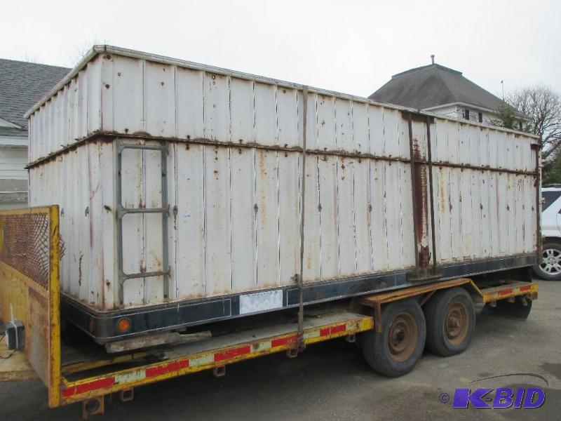 Scott steel truck body with wood floor, 1810...
