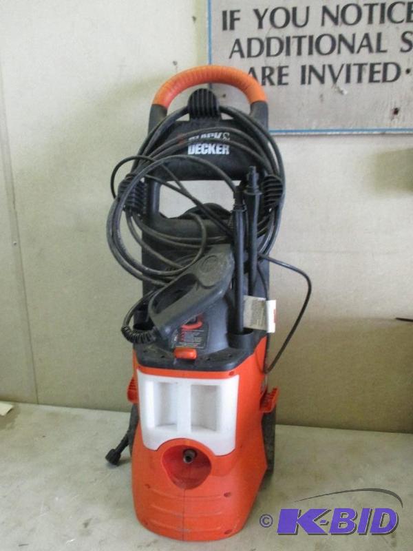 Black &amp Decker pressure washer...