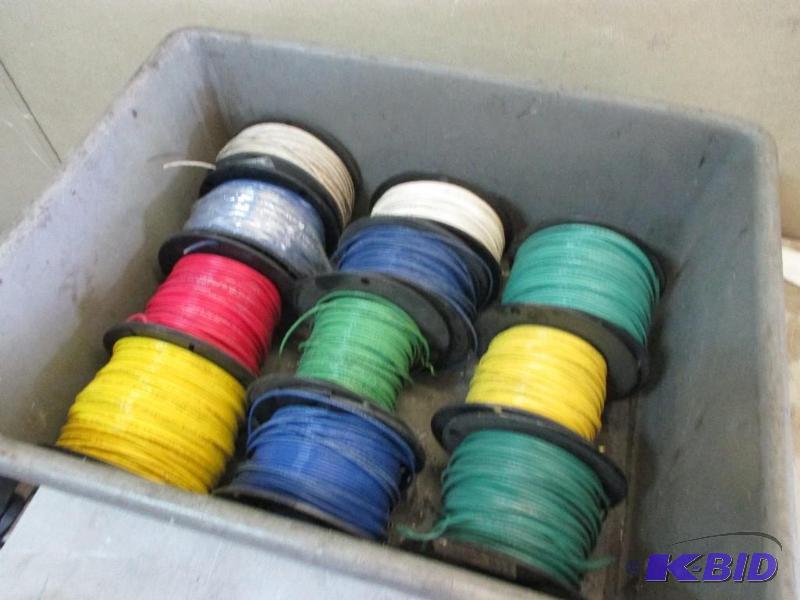 tote of wire...