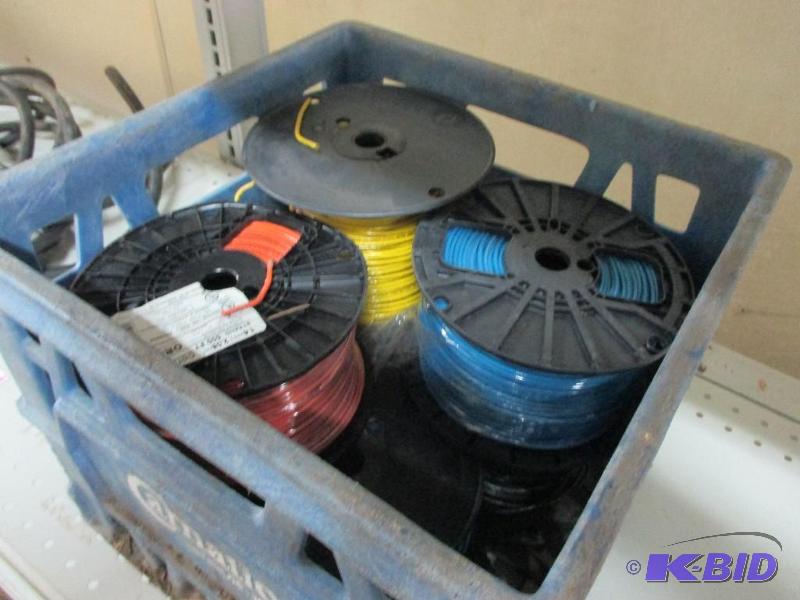 tote of wire...