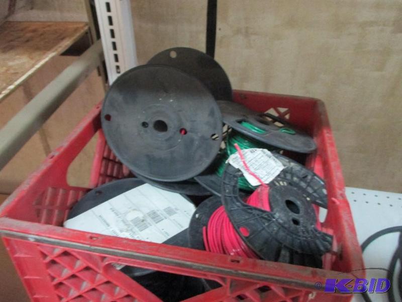 tote of wire...