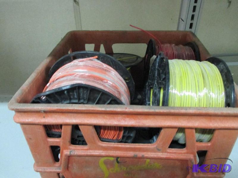 tote of wire...