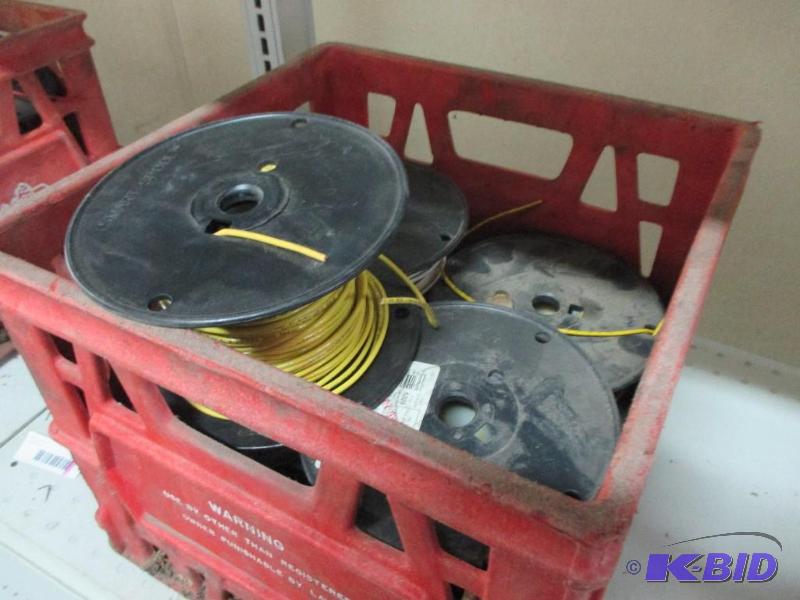 tote of wire...