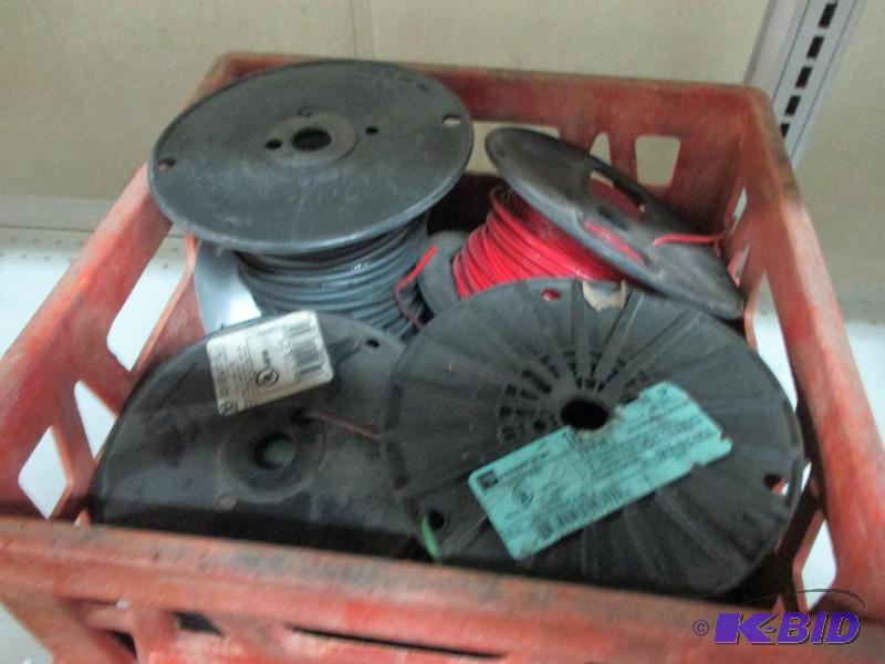 tote of wire...