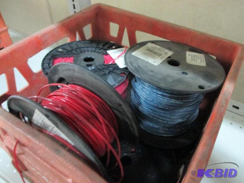 tote of wire...