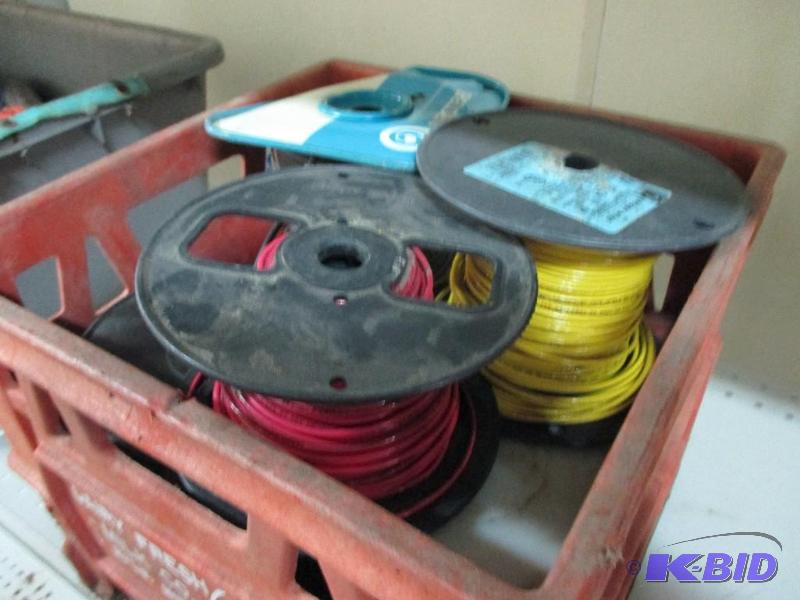 tote of wire...