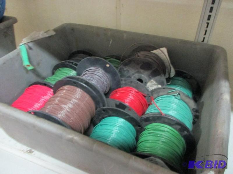 tote of wire...