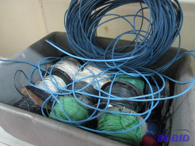 tote of wire...