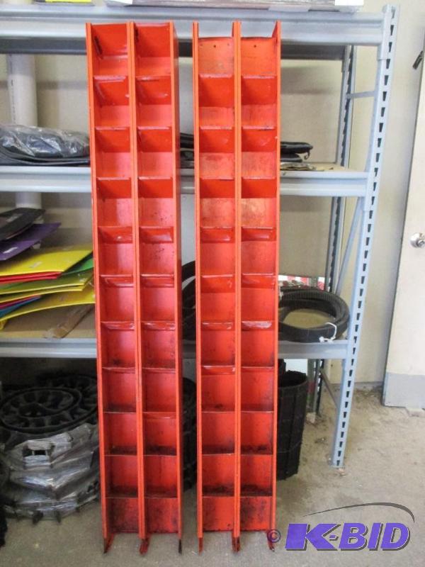 2 vertical bolts or parts bins....