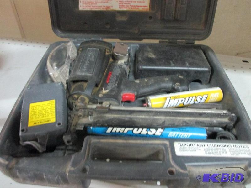 Paslode nail gun, works but needs new batteri...