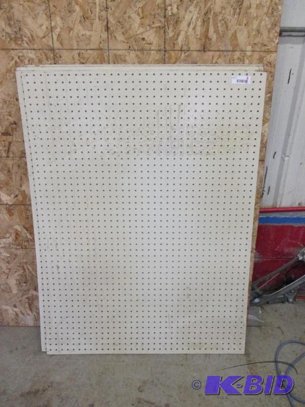 8 sheets of pegboard...
