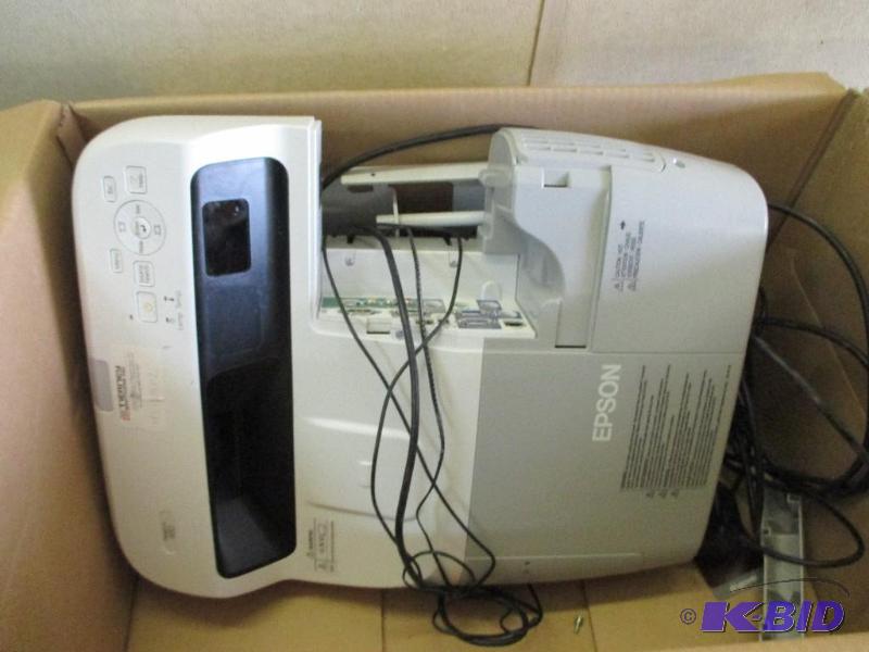 Epson wall mounted projector...
