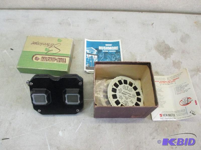 Vintage viewmaster with slides...