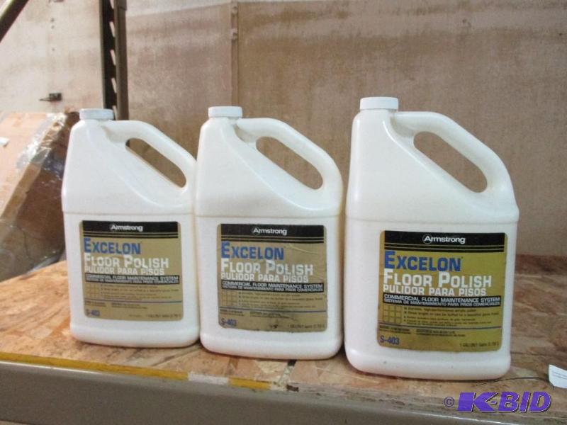 2 12 gallons of armstrong floor polish...