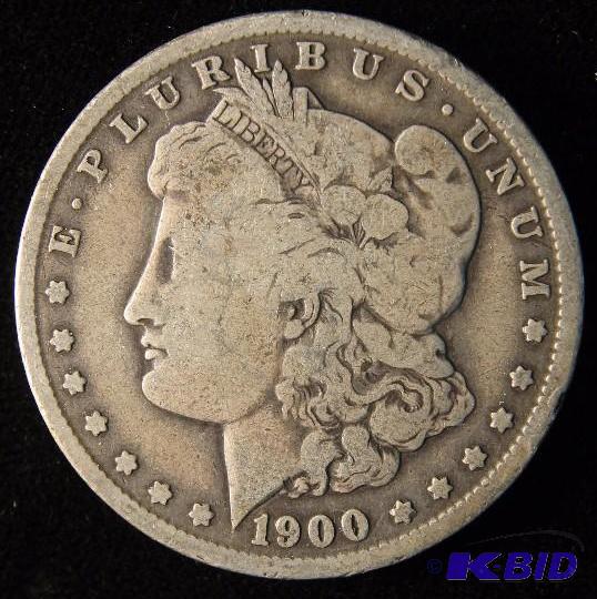 1900 O MORGAN SILVER DOLLAR FINE