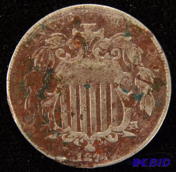 1876 SHIELD NICKEL