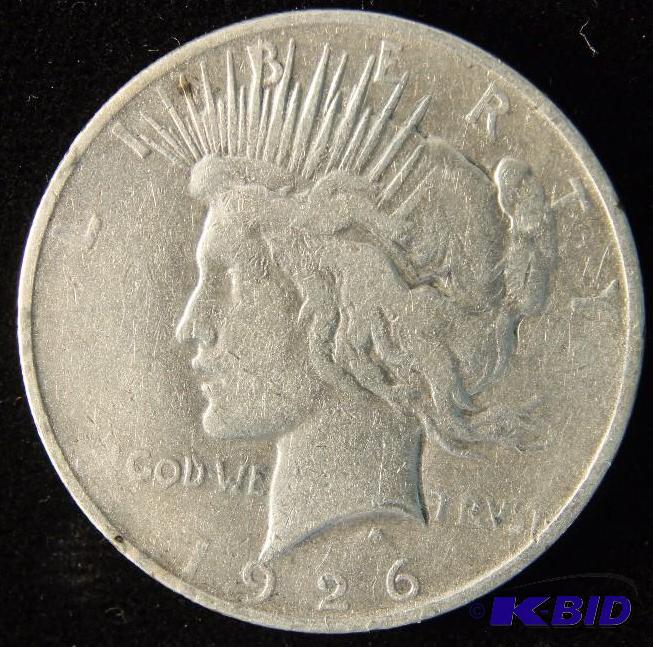 1926 D PEACE SILVER DOLLAR