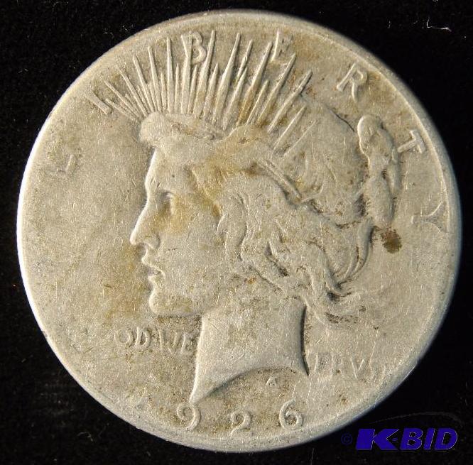 1926 S PEACE SILVER DOLLAR