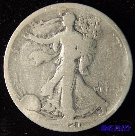 1921 S WALKING LIBERTY SILVER HALF DOLLAR BETTER DATE COIN