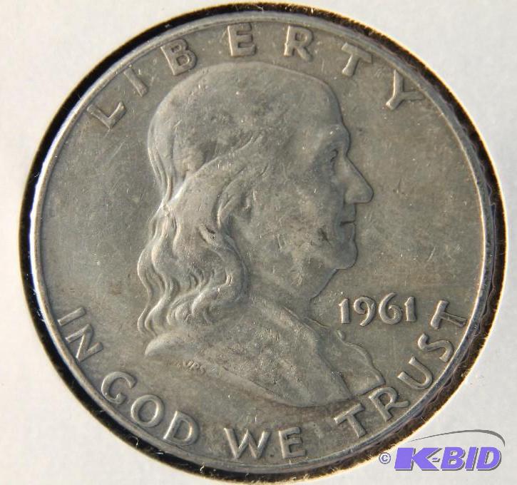 1961-D FRANKLIN SILVER HALF DOLLAR