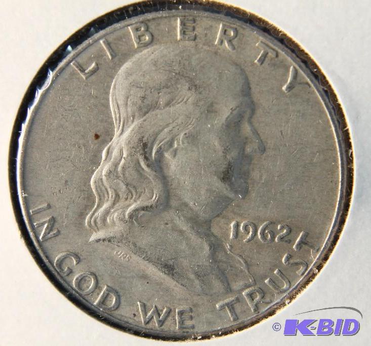 1962-D FRANKLIN SILVER HALF DOLLAR