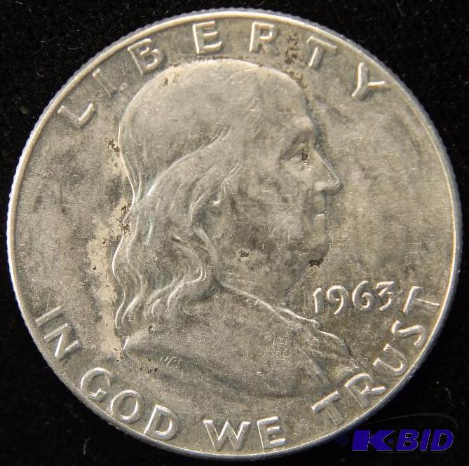 1963-D FRANKLIN SILVER HALF DOLLAR