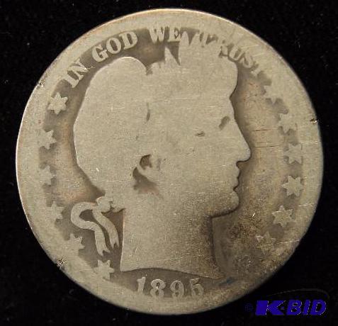 1895 O BARBER SILVER HALF DOLLAR BETTER DATE COIN