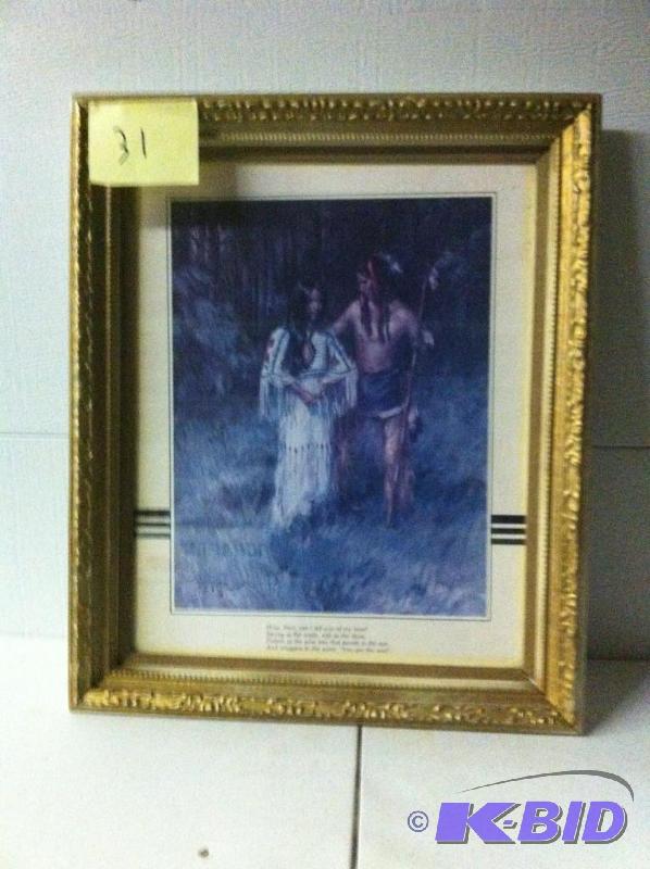 Native American Couple Print