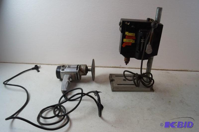 buffer and drill press