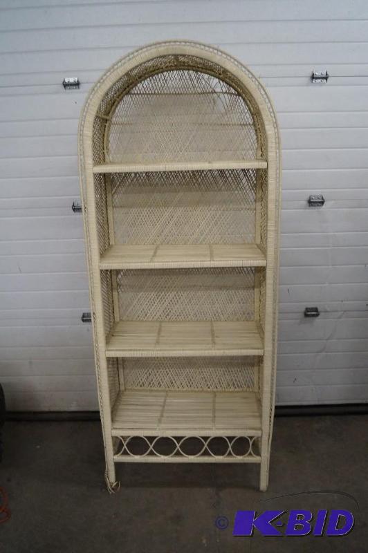 wicker shelf