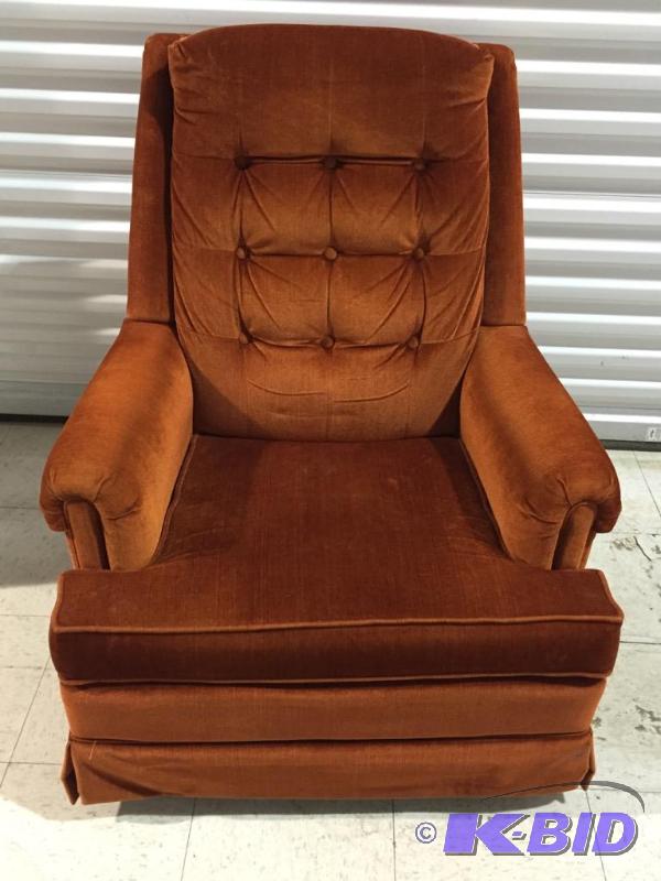 Orange Rocker Chair
