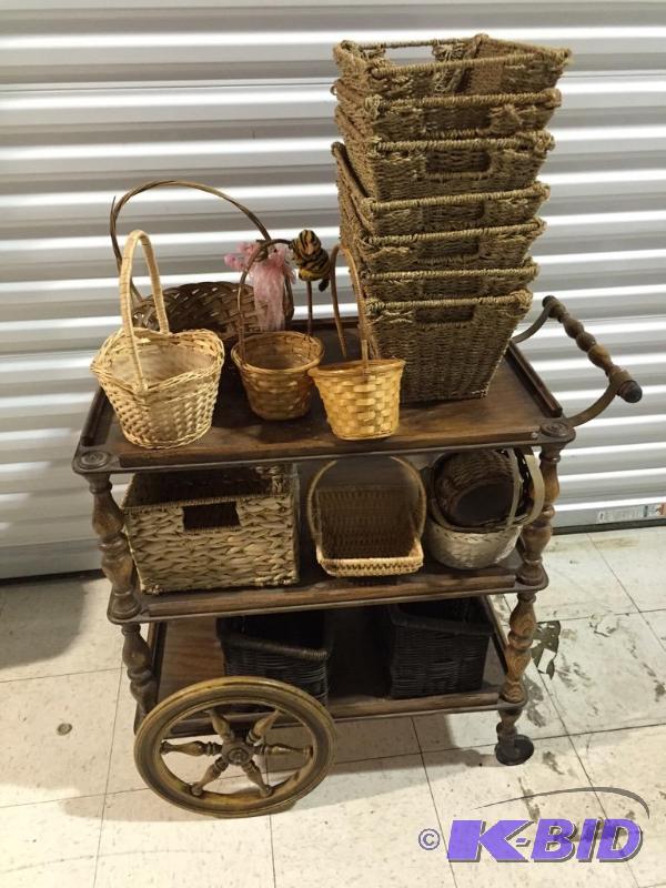 Cart & Wicker Baskets