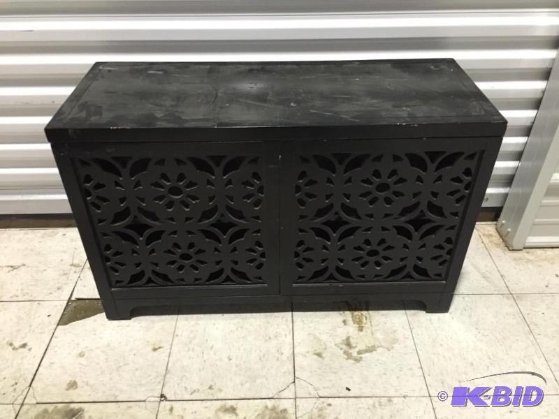 Black Wood Stand