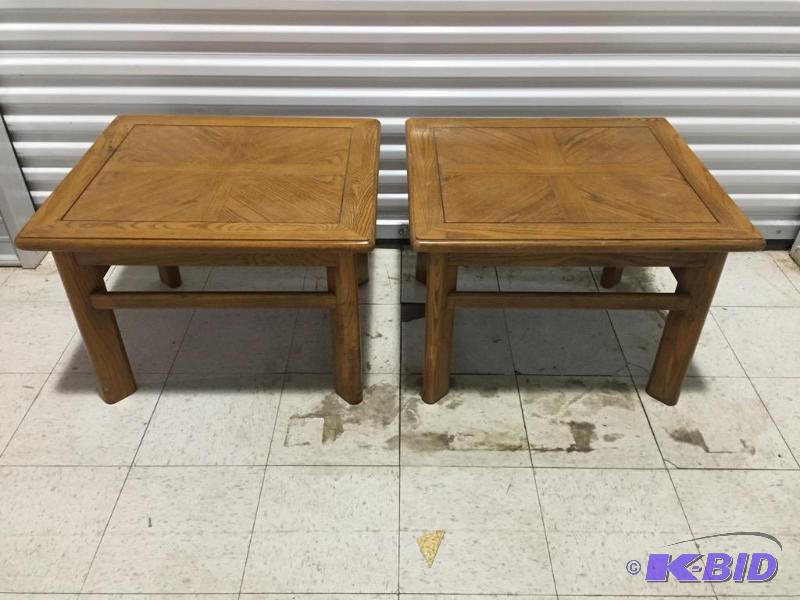 Wood End Tables