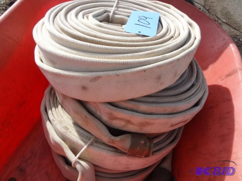 3 Lengths of Fire Hose